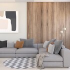 Tapete Saturs Chevron Cinza - 140 Cm Redondo