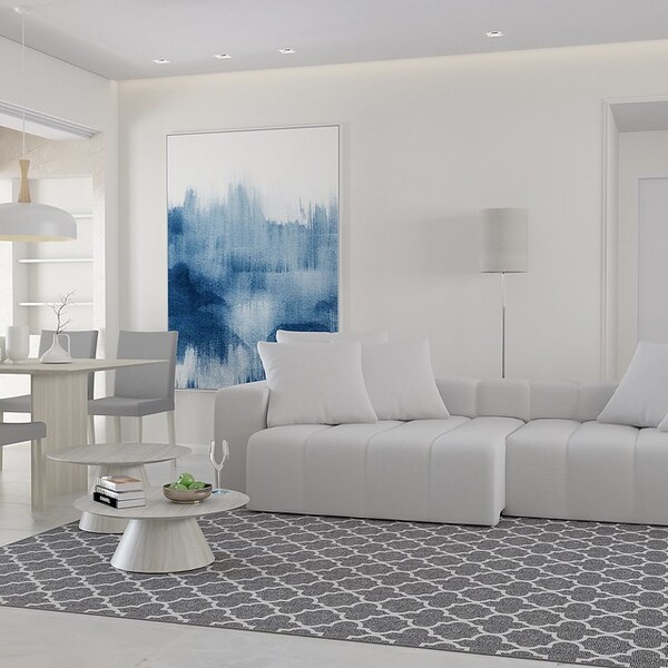 Tapete Saturs Delhi Indiano Cinza - 140 X 400 Cm