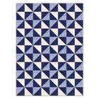 Tapete Saturs Moderno Ladrilho Azul 200 X 400cm
