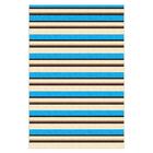 Tapete Saturs Moderno Listrado Azul 140 X 400cm