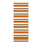 Tapete Saturs Moderno Listrado Laranja 60 X 200cm