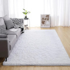 Tapete Saturs Shaggy Pelo Alto Branco  - 60 X 180 Cm Tapete P