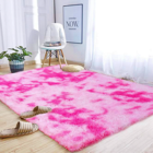 Tapete Saturs Shaggy Pelo Alto Mesclado Rosa - 140 X 200 Cm T