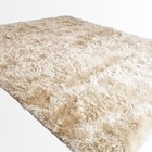 Tapete Saturs Shaggy Pelo Alto Pérola Nude - 60 X 180 Cm Tape