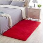 Tapete Saturs Shaggy Pelo Alto Vermelho - 50 X 100cm