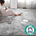 Tapete Shaggy  Quarto E Sala  Felpudo 200x240cm Cinza Casen
