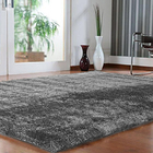 Tapete Shaggy Sala/quarto  Felpudo 140x100cm Cinza Casu