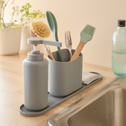 Tapete Silicone Para Pia M Eleki Cinza