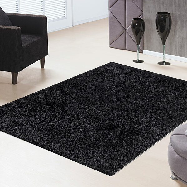 Tapete Silk Light 1.50x2.00 - Lancer - Preto