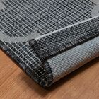 Tapete Sisal Araguari 0 66x1 80  Des 003 Preto Niazitex