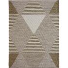 Tapete Sisal Bali Bouclê Abstrato Marrom 1,50x2,00m - Kriar T