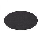 Tapete Sisal Cx Redondo Liso 200cm Apaeb Preto