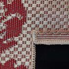 Tapete Sisal Eco Nature Flora 67 Bege-vermelho 2,00x3,00m - J