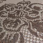 Tapete Sisal Eco Nature Flora 87 Bege-marrom 1,50x2,00m - J S