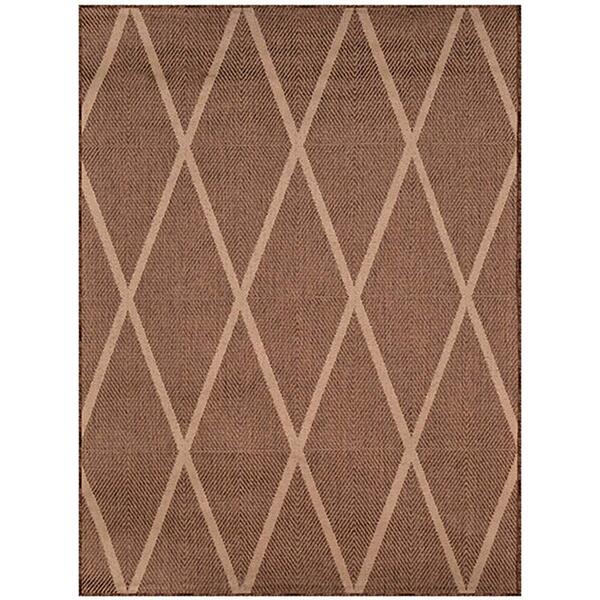 Tapete Sisal Eco Nature Geo 70 Marrom 1,00x1,50m - J Serrano