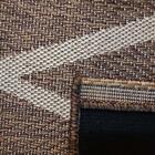 Tapete Sisal Eco Nature Geo 70 Marrom 1,33x1,90m - J Serrano