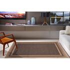 Tapete Sisal Eco Nature Moldura 77 Bege-chumbo 0,50x0,80m - J