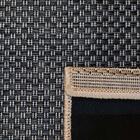 Tapete Sisal Eco Nature Moldura 77 Bege-chumbo 1,00x1,50m - J