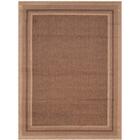 Tapete Sisal Eco Nature Moldura 87 Bege-marrom 1,33x1,90m - J
