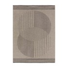 Tapete Sisal Eco-nature Organico 77 Bege-chumbo 1,33x1,90m