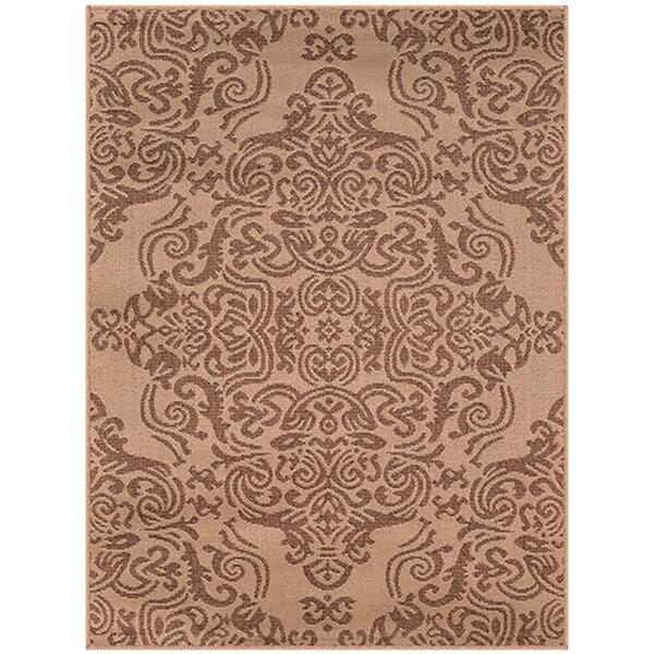 Tapete Sisal Eco Nature Real 87 Bege-marrom 1,00x1,50m - J Se