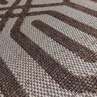 Tapete Sisal Eco Nature Trancado 87 Bege-marrom 1,33x1,90m -