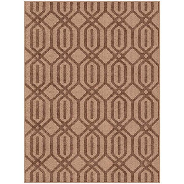 Tapete Sisal Eco Nature Trancado 87 Bege-marrom 2,00x2,50m -