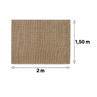 Tapete Sisal Liso Casual Bege 1,50x2,00m