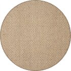 Tapete Sisal Mhd Redondo Liso 150cm Apaeb Areia E Camelo
