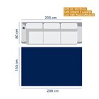 Tapete Sisal Natural 1,50m X 2,00m Carcará Cabecasa Madeirama