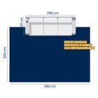 Tapete Sisal Natural 2,00m X 3,00m Carcará Cabecasa Madeirama