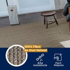 Tapete Sisal Natural 2,00m X 3,00m Carcará Cabecasa Madeirama