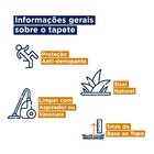 Tapete Sisal Natural 2,00m X 3,00m Carcará Cabecasa Madeirama