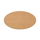 Tapete Sisal Natural Cb Redondo Liso 200cm Apaeb Mel Claro