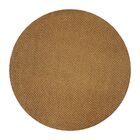 Tapete Sisal Natural para Sala 100cm Redondo Cor Cobre