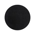 Tapete Sisal Natural para Sala 100cm Redondo CX Cor Preto