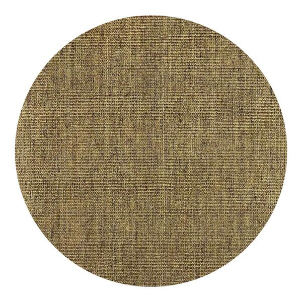 Tapete Sisal Natural para Sala 150cm Redondo C50 Cor Caramelo