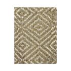 Tapete Sisal Natural para Sala 150cm Redondo Diamante Cor Beg