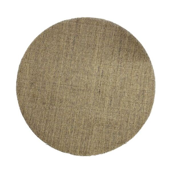 Tapete Sisal Natural para Sala 300cm Redondo CD Cor Palha