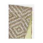 Tapete Sisal Natural para Sala 300x300cm Quadrado Diamante Co