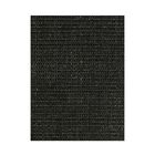 Tapete Sisal Natural para Sala 50x100cm CX Cor Preto
