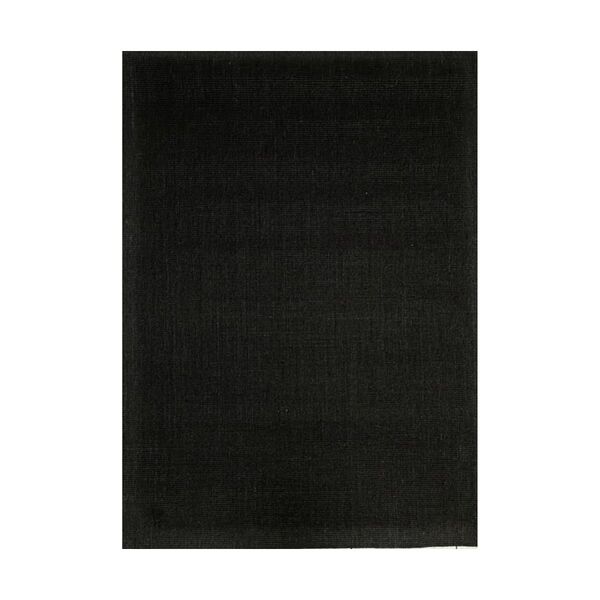 Tapete Sisal Natural para Sala 50x100cm CX Cor Preto