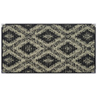 Tapete Sisal Sala 2 00 X 2 50 Antiderrapante Preto S-561