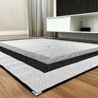 Tapete Sisal Sala Quarto 2,00x2,50 Preto/ Cinza S-587