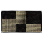 Tapete Sisal Sala Quarto 2,00x2,50 Preto S-582