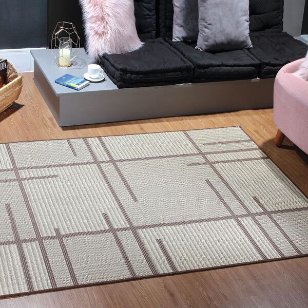 Tapete Sisal Sala Quarto Escrit. 1 50 X 2 00 Antiderrapante -