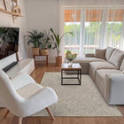 Tapete Sisal Sintético Natural 140x200cm Antiderrapante