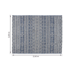 Tapete Sisalis Folk Azul 2,00x2,40m Jolitex