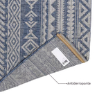 Tapete Sisalis Folk Azul 2,50x3,50m Jolitex