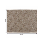 Tapete Sisalis Trançado Bege 1,00x1,40m Jolitex